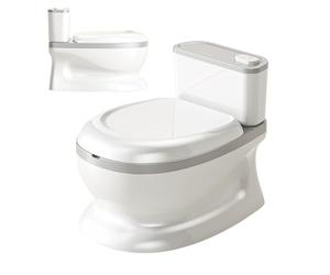 Vasino WC per bambini, educatore per bambini per un facile addestramento al WC, design divertente ed educativo, vasino da bagno per bambini da 1 a 3 anni, divertente educativo per bambini o allenatore