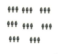 Vasiumic 10/24 connettori per alimentazione per pesca alla carpa, perline in linea a cambio rapido per Hair Rig, accessorio per esche in silicone e profumi, compatibile con Inline (10 pezzi)