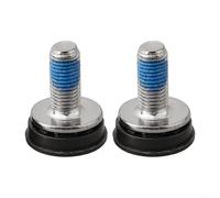 Vasiumic 2 bulloni M8 per pedivella per asse conico quadrato, compatibili con chiave da 8 mm, set di viti in acciaio per mountain bike e strada per guarniture per bici