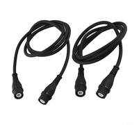 Vasiumic 2 cavi da BNC a BNC maschio, cavo coassiale RG58, 100 cm, 50 Ohm, sonda per oscilloscopio, test elettronici e dispositivi wireless, nero