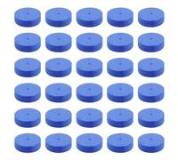 Vasiumic 30 inserti per collari di clonazione, 48 x 19 mm, cuscinetti in schiuma, per germinazione delle piante fai da te, vasi aeroponici, crescita delle radici, nero, verde, viola (blu)