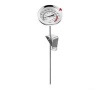 Vasiumic 550f Termometro per olio da cucina con sonda in acciaio per grigliare con coperchio per caramelle per friggere, lunghezza 50 a lettura digitale cibo cottura da 23 cm (30 cm)