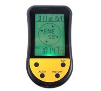 Vasiumic Altimetro digitale elettronico, barometro con previsioni del tempo, termometro retroilluminato LCD, monitoraggio cronologia, escursionismo, campeggio