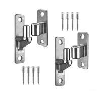 Vasiumic Cerniere per cancello in acciaio inox, femmina e maschio, resistenti, montaggio a parete, più ampio, per recinzioni, fattorie, fienili (2 pezzi con viti)