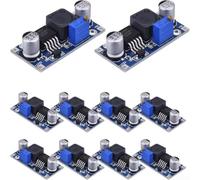 Vasiumic Confezione da 10 convertitori c.c./c.c. Regolatore di tensione regolabile da 3-32 V a 5-35 V per progetti fai da te Arduino