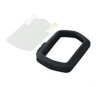Vasiumic Copertura del silicone per Edge 1030 Plus/1030, cassa impermeabile del computer con protezione dello schermo per il dispositivo GPS di ciclismo - nero (NERO)