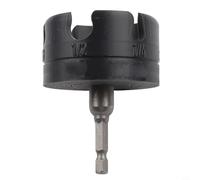 Vasiumic Estrattore di bulloni per trapano, struttura in metallo e plastica, per trapani da 1/4 "3/8" 1/2", chiave a bussola sinistra destra, set di ruote per pulizia della casa