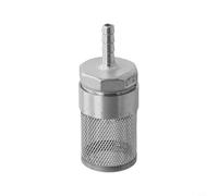 Vasiumic Filtro in acciaio inossidabile 304 per tubo flessibile a rete, filtro per pompa per giardinaggio, acquari, tubi di carburante con tolleranza alla temperatura 8 mm-16 mm (8 mm)