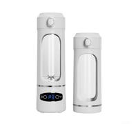 Vasiumic Frullatore USB ortable da 600 ml con 12 lame in acciaio inox per frullati, frappè, alimenti per bambini e succhi, ricaricabile di tipo C, materiale alimentare, frantumazione del ghiaccio (A)