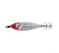 Vasiumic Gl Glow Squid Jig Lure - 3.5# e 4.0# in colori assortiti per la pesca notturna, design ad alta visibilità bagliore nel buio con movimento realistico flessibile (rosso)