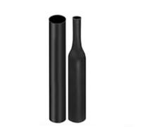 Vasiumic Guaina termorestringente 4:1 nera 32 mm x 1,5 m, guaina per cavi elettrici e cavi, materiale PE con rivestimento isolante, resistenza al fuoco, tenuta sicura e