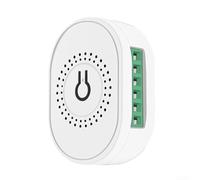 Vasiumic Interruttore della luce a 2 vie, nessun cavo neutro richiesto, 16A 100-240V modulo interruttore da parete per Tuya Life, funziona con &, bianco (bianco)