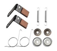 Vasiumic Kit pastiglie freno per tosaerba con molla di fermo Boccola del ponte Parti di ricambio 42 pollici Accessori per trattori da giardino Manutenzione del trattore da giardino, Attrezzature