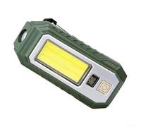 Vasiumic Lampada da lavoro ricaricabile a LED da 1000 lm con base magnetica, lanterna portatile da campeggio con 6 modalità, riparazione automatica della banca USB-C, garage, uso esterno (luce da