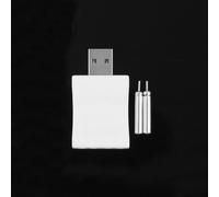 Vasiumic Luce galleggiante da pesca a batteria ricaricabile con porta USB, dock di ricarica batterie CR425 CR316 CR322, custodia compatta blu