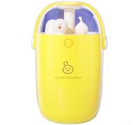 Vasiumic Mini umidificatore alimentato tramite USB, 300 ml, con doppia modalità di nebulizzazione e luce notturna a 7 colori, silenzioso sotto i 36 dB, idratante, portatile, per auto, casa, ufficio