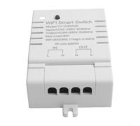 Vasiumic Per Tuya WiFi Smart Switch, modulo timer relè wireless 30A per AC 85-265 V, telecomando app, controllo vocale, sistema di automazione domestica fai da te 433 MHz