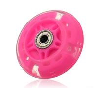 Vasiumic Ruote flash LED per scooter 80 mm x 2,2 cm con cuscinetti ABED-7 compatibili con mini scooter elettrici, blu