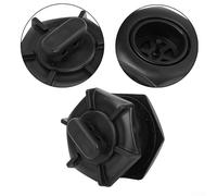Vasiumic Rv Modifications Trailer per sistemi fognari - Valvola di soffiaggio a passaggio completo con guarnizioni in Santoprene 16 Mpa Max Pressione nominale 50 mm Scarico in plastica nera per