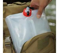 Vasiumic Secchio pieghevole da 10 litri, portatile, per campeggio, escursionismo, contenitore per acqua potabile, leggero, resistente alle alte temperature