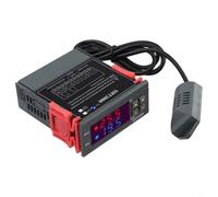 Vasiumic SHT2000 - Regolatore digitale di temperatura e umidità, termostato da -20 a 60 °C con uscita relè 10 A, umidificatore regolabile, deumidificatore per casa, serra, officina, incubatore (12 V)