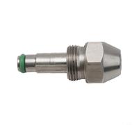 Vasiumic Sifone in acciaio per bruciatore di oli esausti con spray a cono completo, regolabile, granularità a bassa pressione, atomizzazione anti-intasamento, argento (1,0 mm)