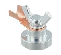 Vasiumic Supporto magnetico per saldatura a terra, morsetto per processo di saldatura, fissaggio magnetico per superfici metalliche lisce, fissaggio sicuro per pali metallici, pilastri e ringhiere (1