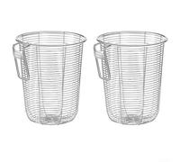 Vasiumic Supporto per bacchette in acciaio inox 304 lavabile in lavastoviglie con grande capacità, ventilazione a 360°, cesto per l'asciugatura dell'argenteria per organizzare il bancone della cucina