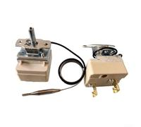 Vasiumic Termostato Capillare Controllo Temperatura Interruttore 250v da 16 a 25a Tunable da 45 a 150c Forno Caldaia Riscaldatore 1nc/no Sensore