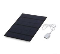 Vasiumic Uscita Cellulari Pannello 165x135mm e 6w 6v Banche Solari Compatto Avere Usb Mobile Alimentazione Solare Campeggio Esterno