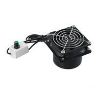 Vasiumic Ventola USB per saldatura con velocità regolabile, assorbitore di fumo e tubo flessibile per condotto, in plastica, diametro catetere 8 cm, per officina, cucina, bagno (solo ventola)