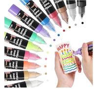 Vasmeiy 12 Pezzi Penne Per Candele, 12 Colori Coloranti per Candele, 28ml Matite per Candeles, Perfetto per Personalizzato per la Decorazione e Progettare Tessuti, Cartone, Legno, Ceramica