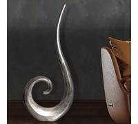 Vaso 100 cm Alluminio Vaso per Fiori Spirale Vaso da Terra Arredo Casa Grande Mo