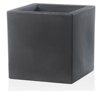 Vaso 30x30x30cm in Resina Tulli Schio Cubo Essential 30 Antracite
