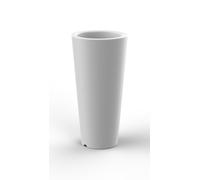 Vaso Ø37,5x102 cm in Resina Arkema Tondo 102 Bianco