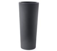 Vaso Ø45x110 cm in Polietilene Tulli Schio Cono Essential 110 Antracite