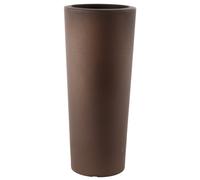 Vaso Ø45x110 cm in Polietilene Tulli Schio Cono Essential 110 Bronzo