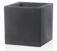 Vaso 50x50x50cm in Resina Tulli Schio Cubo Essential 50 Antracite