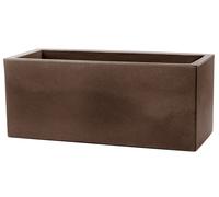 Vaso 60x25x25cm in Resina Tulli Schio Cassa Essential 60 Bronzo