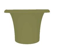 Vaso Ø72x50 cm in Resina Arkema Tummy Vase Dove Grey