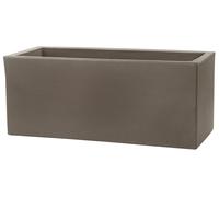 Vaso 80x30x30cm in Resina Tulli Schio Cassa Essential 80 Cappuccino