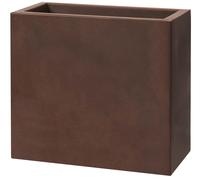 Vaso 99x39x70 cm in Polietilene Schio Tower 100 Bronzo