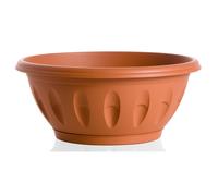 Vaso A Ciotola 25 Cm. Con Sottovaso Terracotta 30725