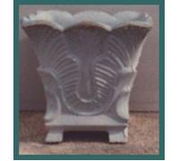 VASO A FOGLIA GRIGIO 55 X 55 H 50