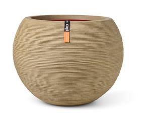 Vaso a sfera - CAPI EUROPE - Rib NL - 40 x 32 cm - Beige