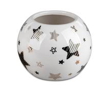 Vaso a Sfera Moderno Trend Style Natale D.15cm Stelle FORMANO Wa