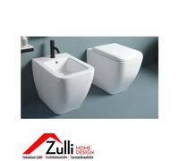 VASO A TERRA FILO PARETE CERAMICA CIELO SHUI COMFORT KEEP CLEAN BIANCO