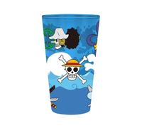Vaso ABYstyle One Piece Calaveras 400 ml Vetro Multicolore