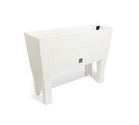 Vaso alto 30 L Prosperplast Rato valigia alta in plastica di colore bianco, 46 (A) x 60 (L) x 25 (P) cm