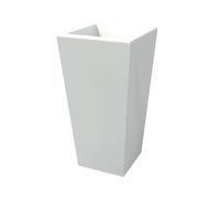 VASO ALTO 65 RESINA CACHE POT MODERNO DESIGN ARREDO INTERNO ESTERNO RETTANGOLARE